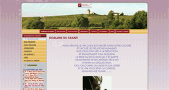 Desktop Screenshot of domaine-du-granit.com